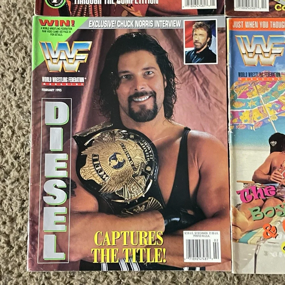 Wrestling Magazine Lot 4 WWE WWF 1997 2007 2011 2012 Stone Cold Triple H